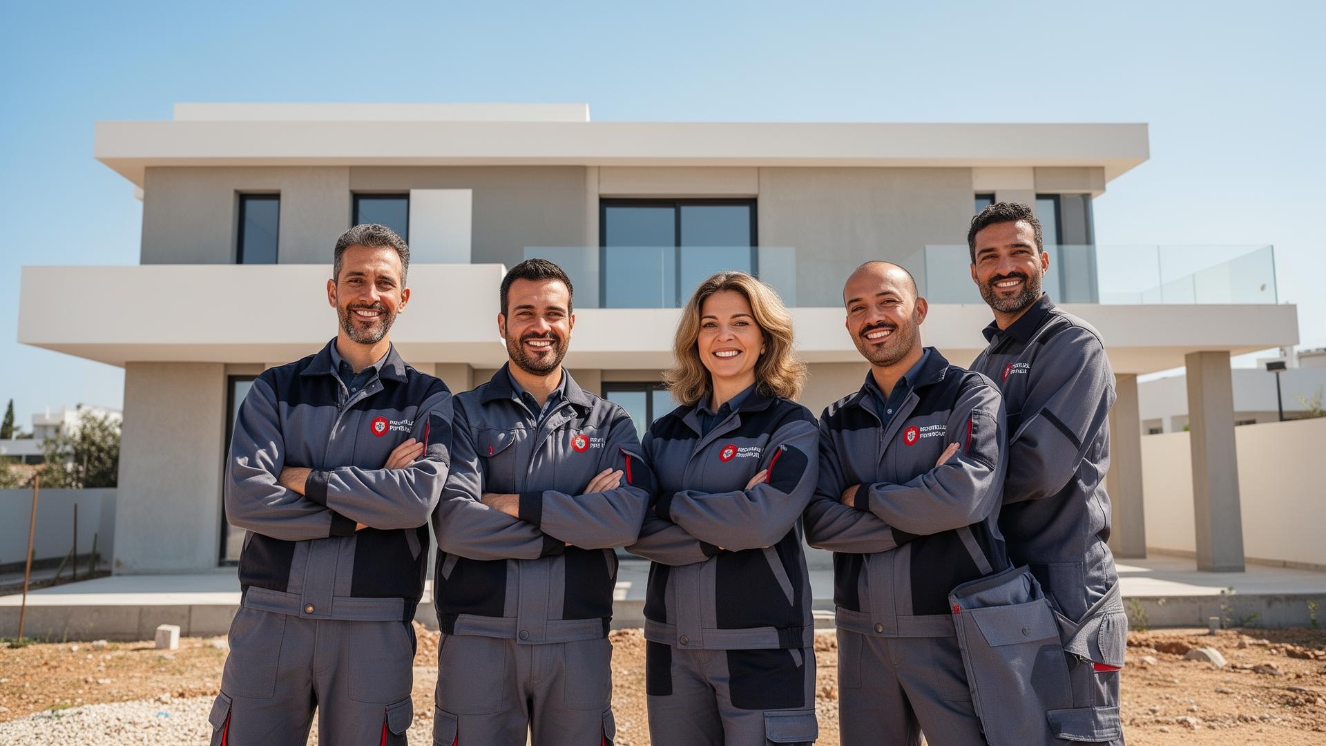 Equipa IJ Santos em obra